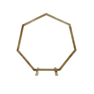 wedding arch heptagonal