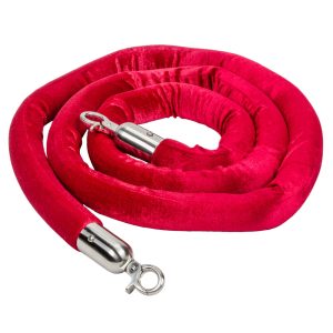 stanchion rope red