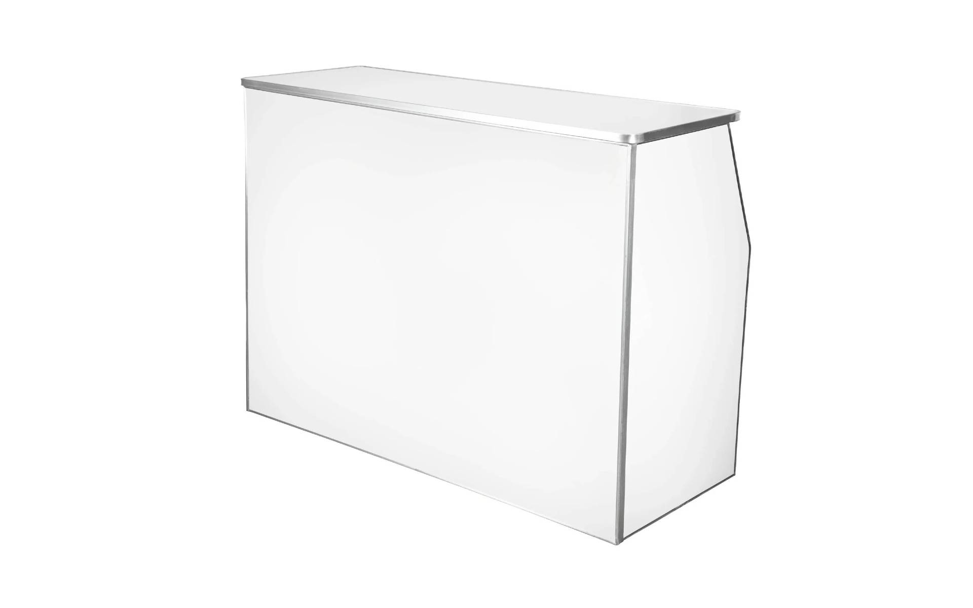 White Folding Laminate Bar