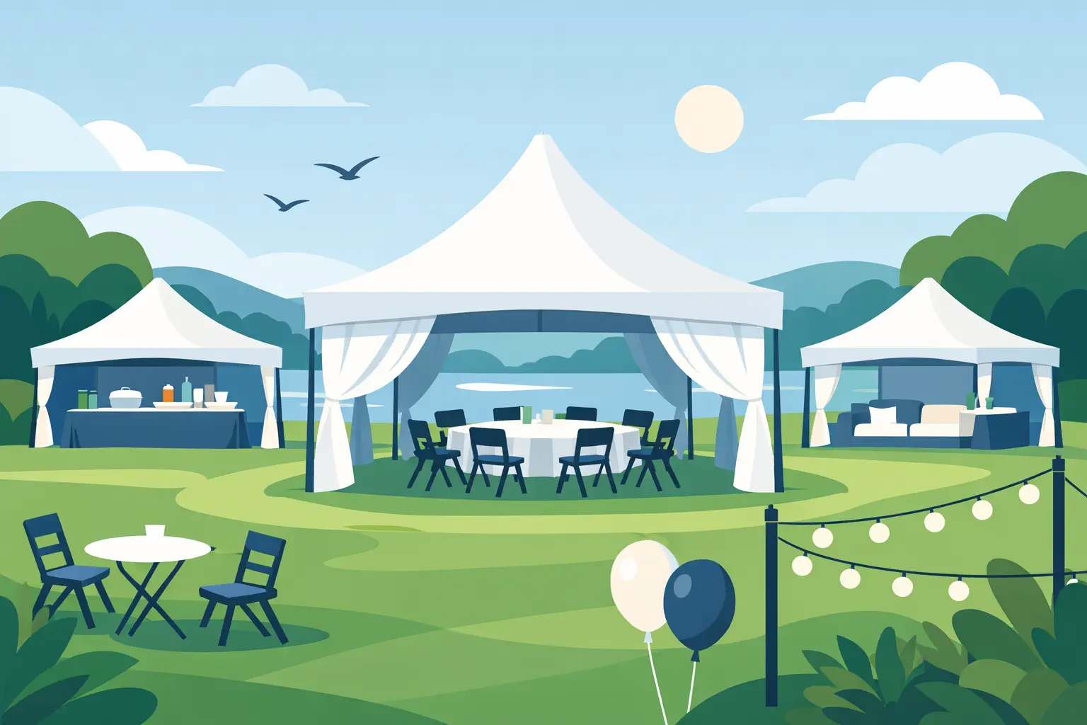 Canopy Tent Rental for Outdoor Events