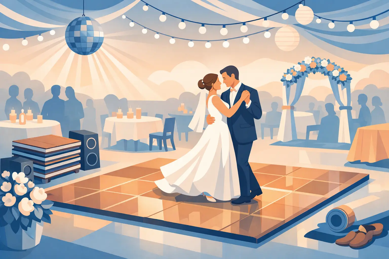 Dance Floor Rental for Wedding Planning