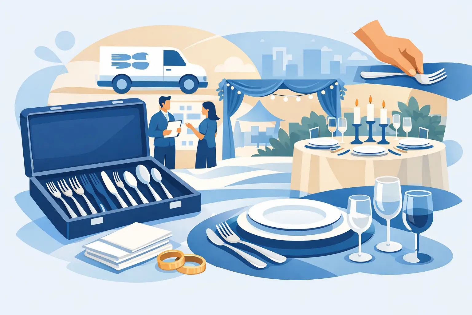 Flatware Rental for Events Done Right