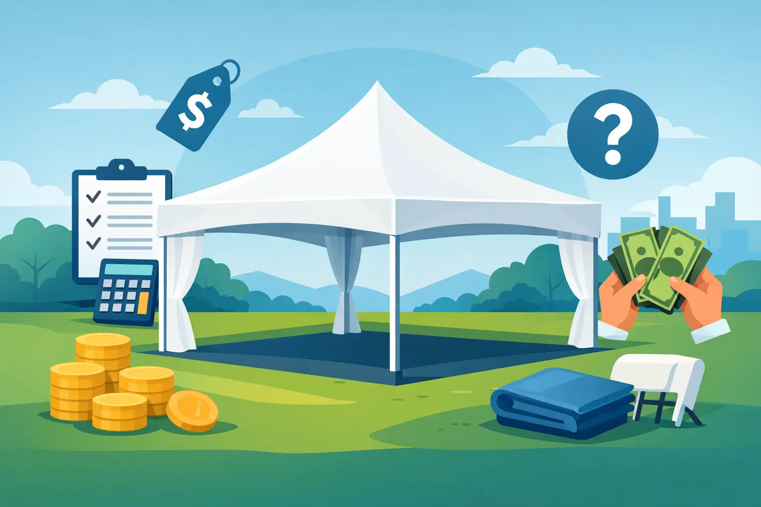 How Much Does It Cost to Rent a 20×20 Tent?