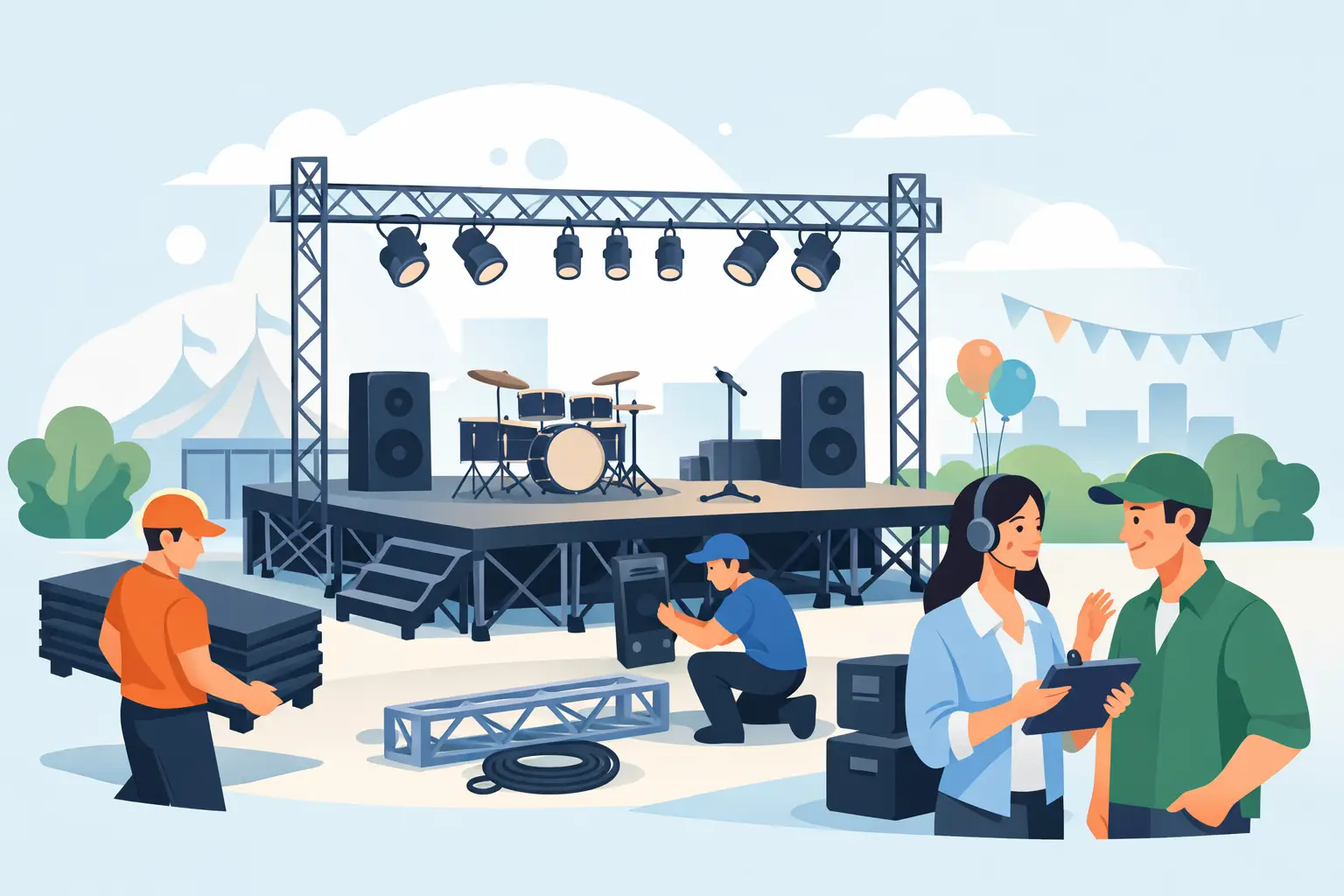Portable Stage Rental for Events Made Simple