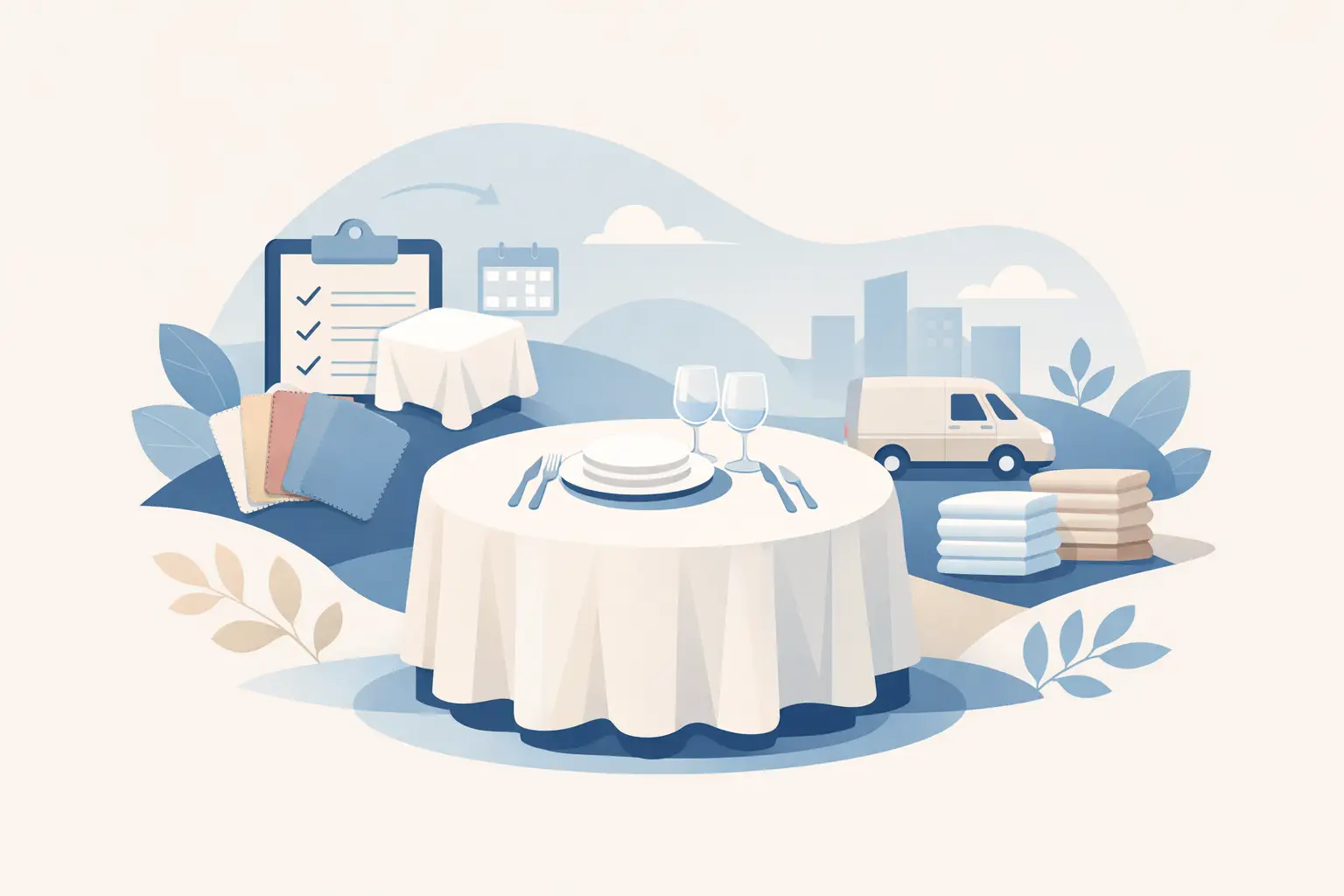 Round Table Linen Rentals Made Simple