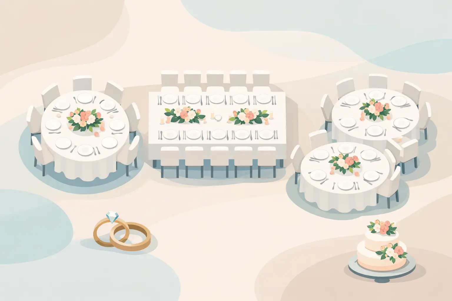 How Many Tables for Wedding Guests?