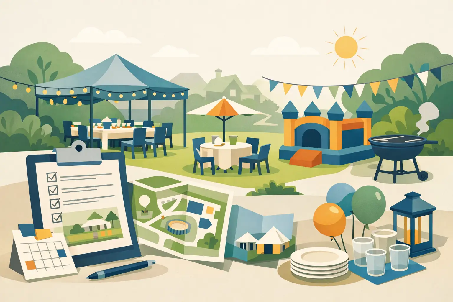 How to Plan Backyard Party Rentals Right