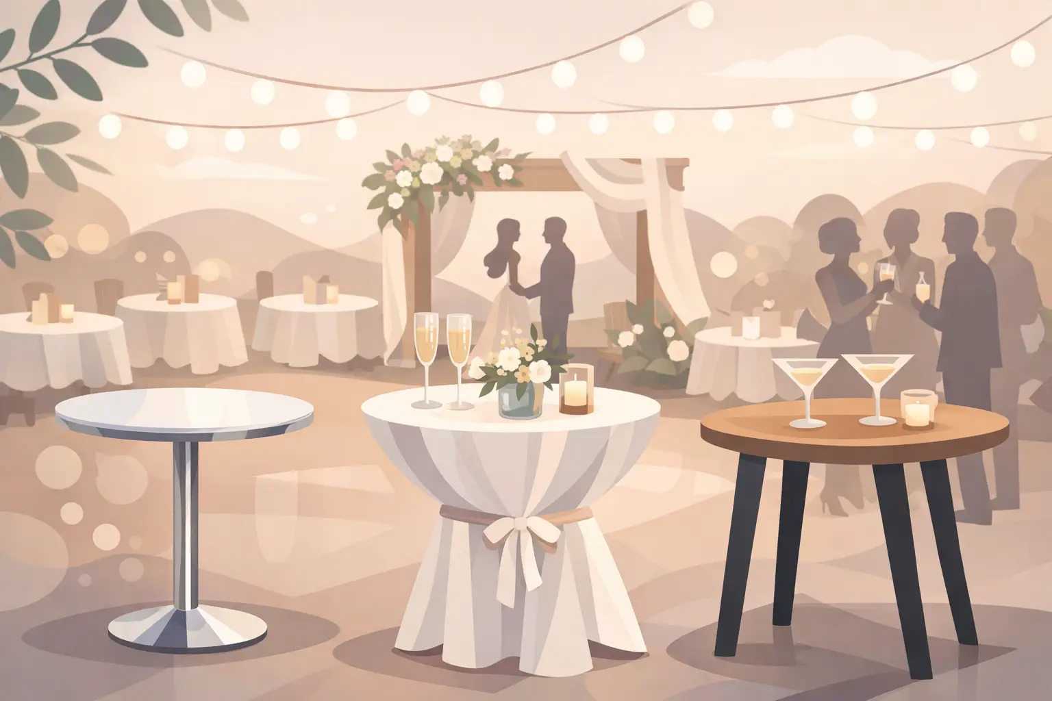 Rent Cocktail Tables Wedding Planning Tips