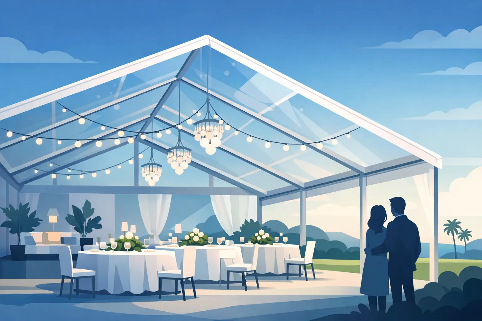 Why Clear Top Tents Are the Rage