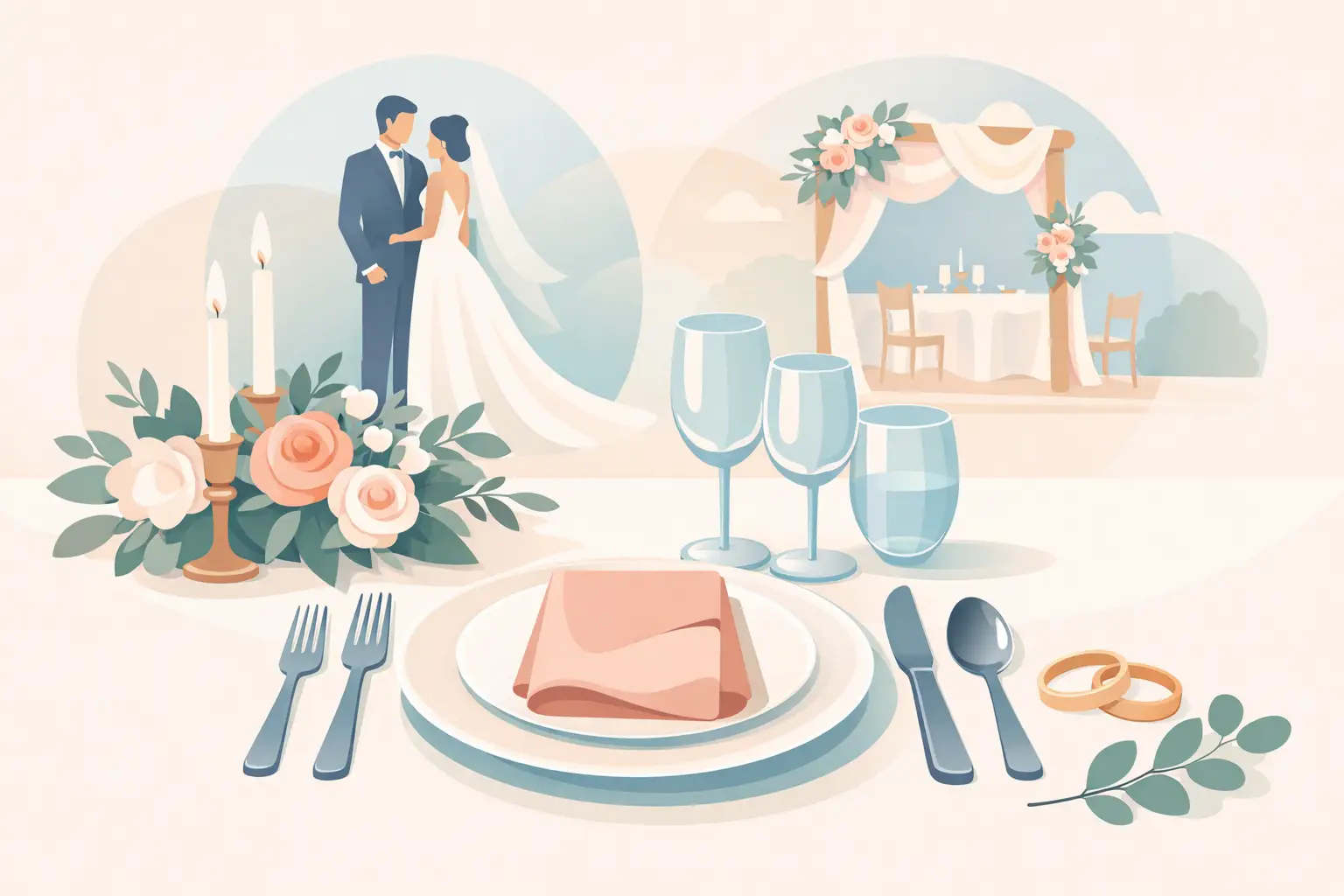A Guide to Wedding Table Settings That Work