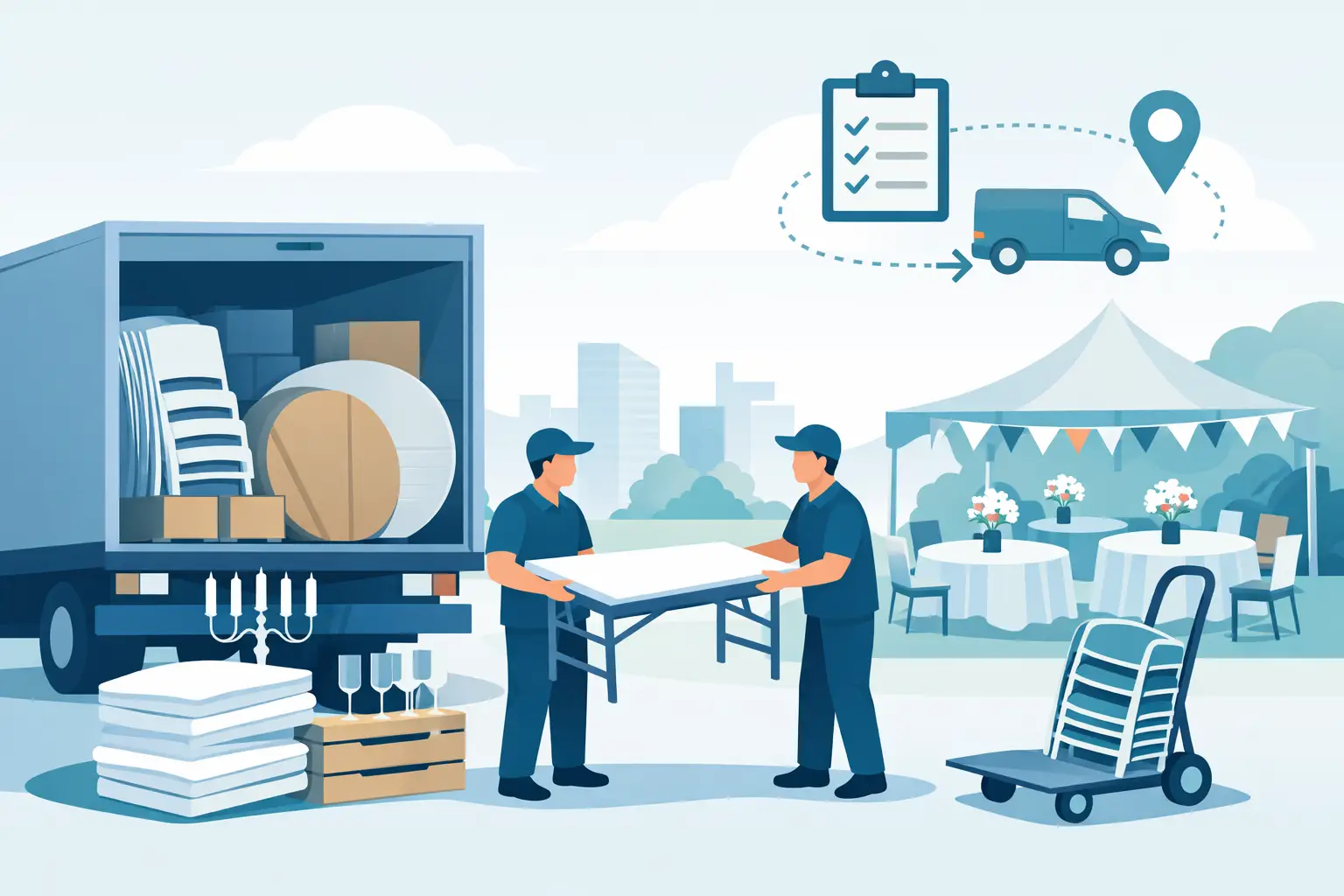 Guide to Event Rental Delivery That Works