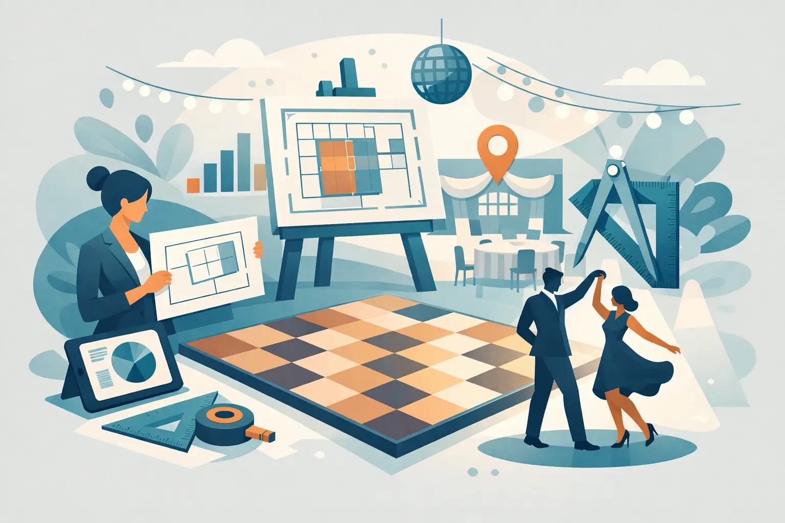 What Size Dance Floor Is Needed for Your Event?