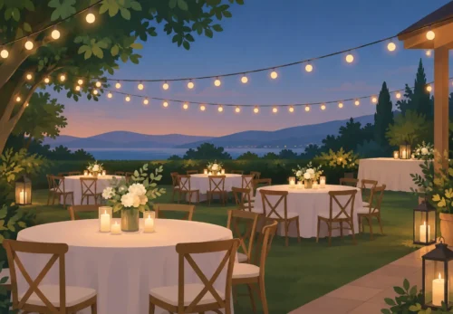 How to Light an Outdoor Reception With Ease