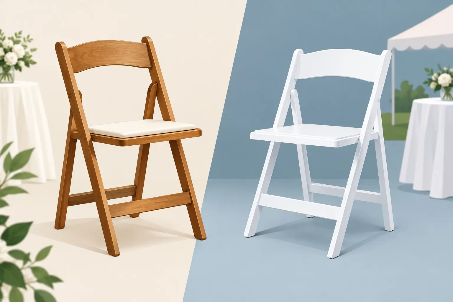 Wooden Versus Resin Folding Chairs for Events