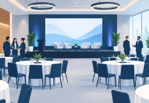 A Corporate Event Setup Example That Works