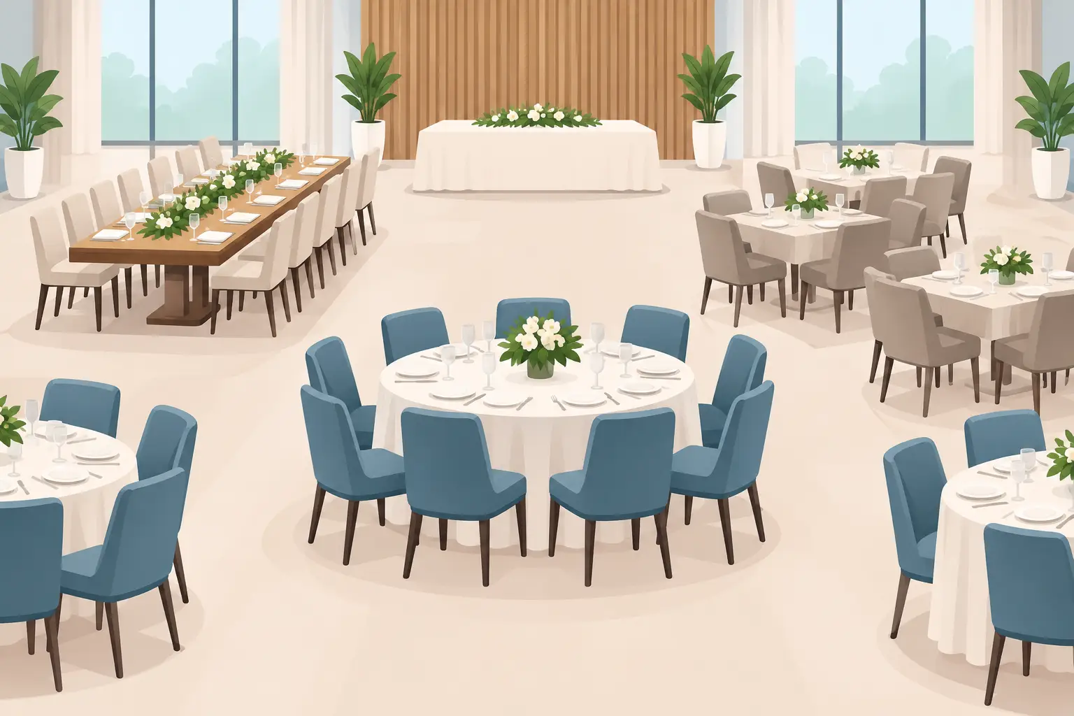 Banquet Seating Layouts That Keep Guests Comfortable